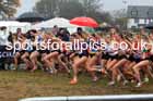Senior Womens 2023 National Cross Country Relays, Berry Hill Park, Mansfield.  Photo: David T. Hewitson/Sports for All Pics